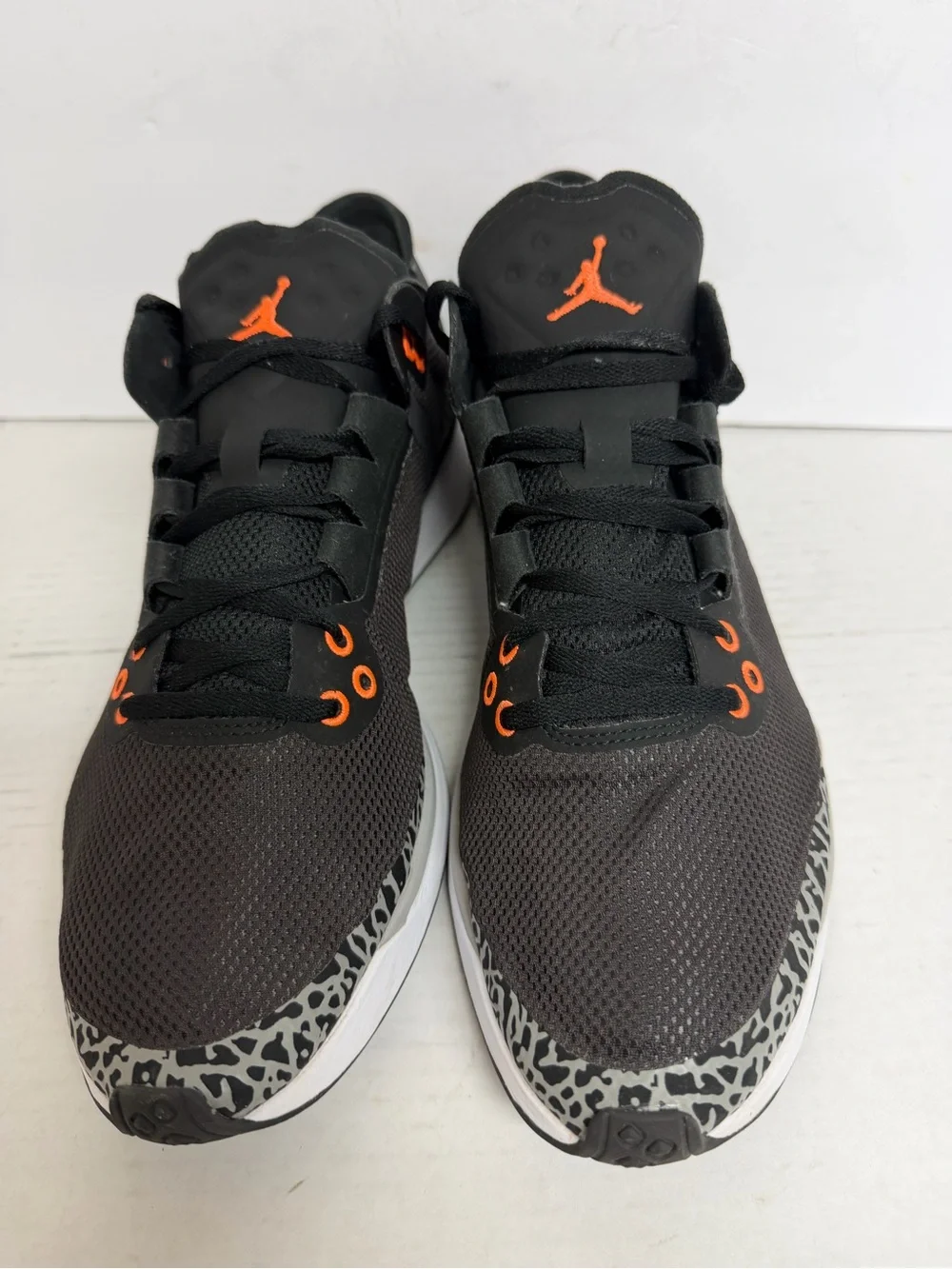Nike Mens Jordan 88 Racer Black Cement Orange Shoes Sneakers AV1200-008 Size 12